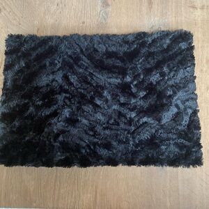 Faux Fur Reversible Funnel Neck Scarf